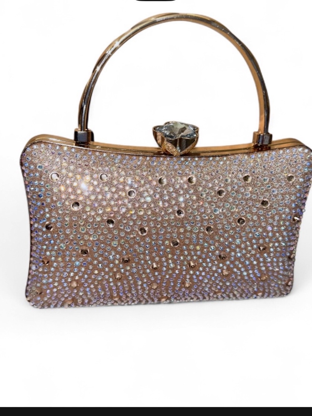 Sparkle Frame Bag in Brown